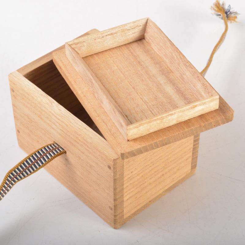 茶道具　輪島塗　江尻玄舟作　茄子香合　共箱　V　6469