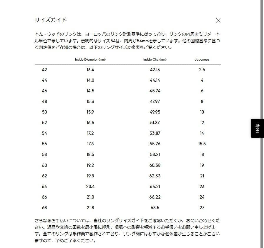 アクセサリー TOM WOOD Cushion Black Molecule Ring 54