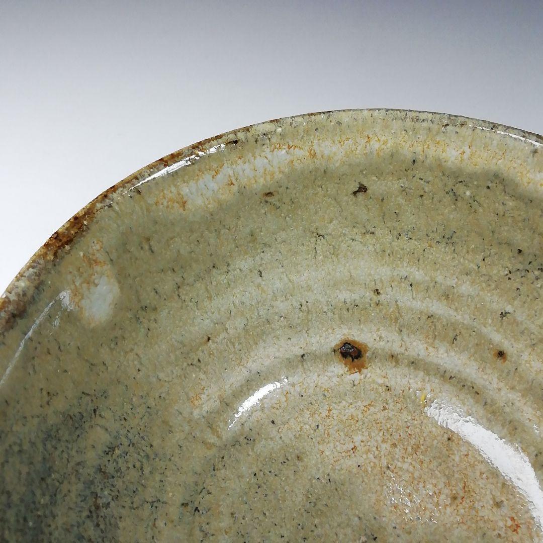 Ｔ１４５　茶碗　『竹灰釉』『東条秋津窯　藤村時雄』　共箱　抹茶碗　茶道具