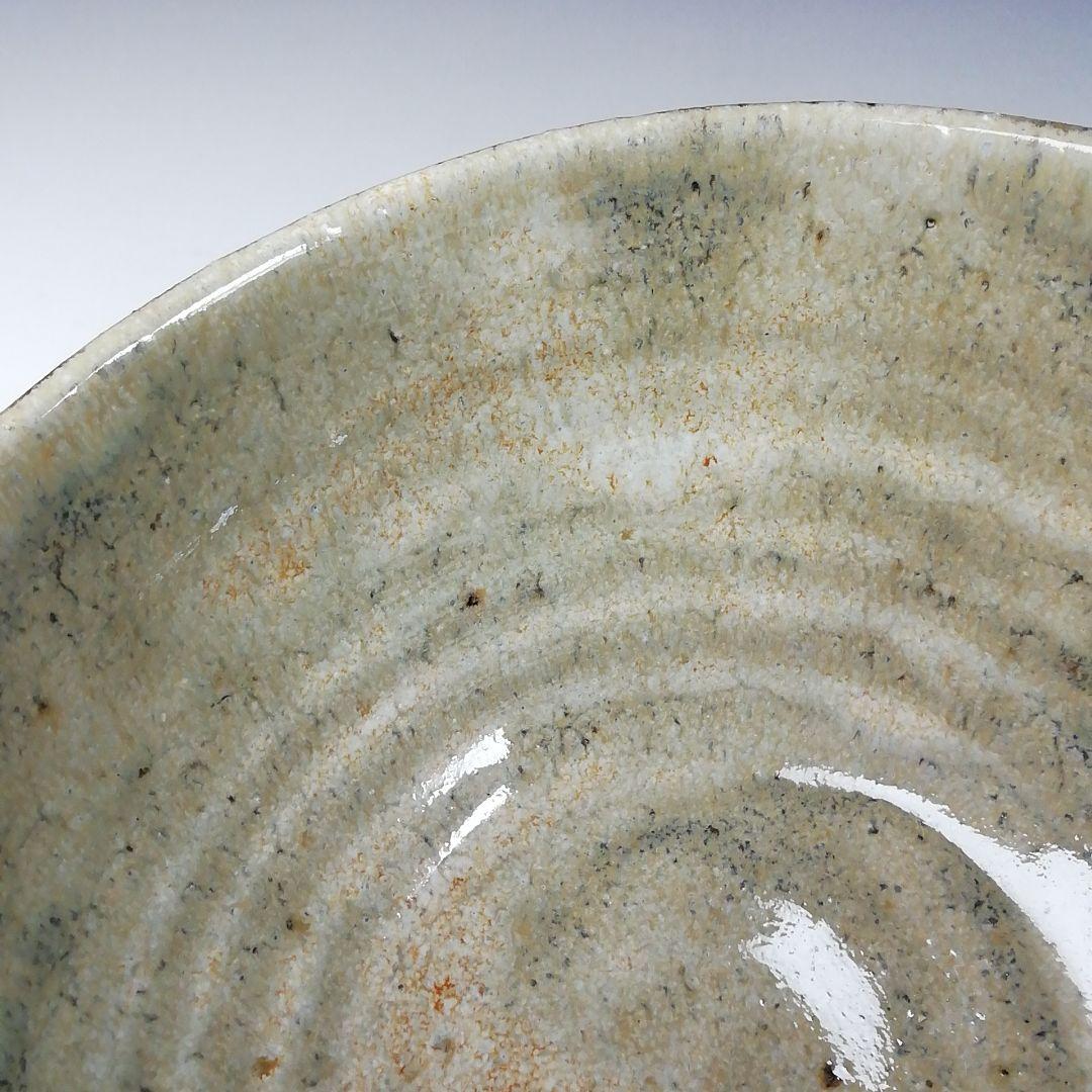 Ｔ１４５　茶碗　『竹灰釉』『東条秋津窯　藤村時雄』　共箱　抹茶碗　茶道具