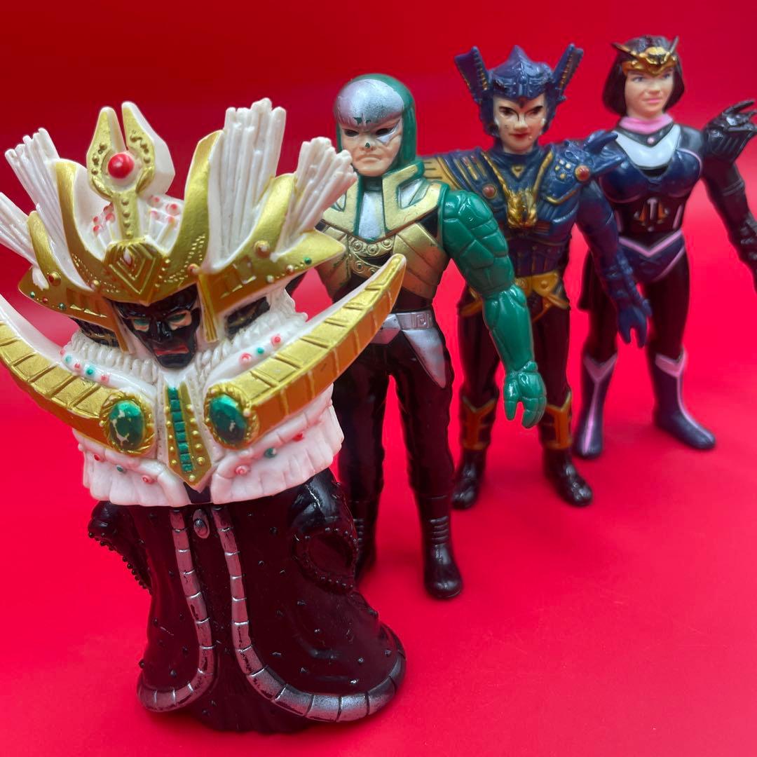 希少　光戦隊マスクマン ソフビ 1987年　当時物　昭和レトロ