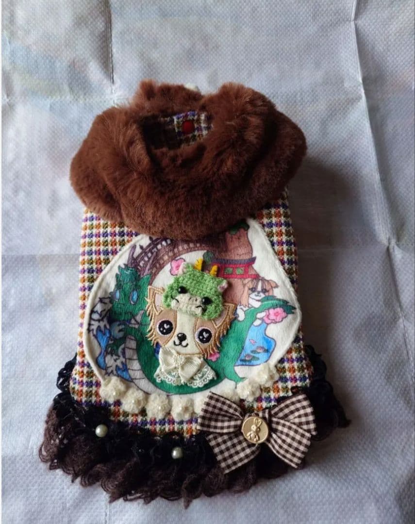 J＆Kanimals はるちゃんコート ツィードジャケットワンピース 3SーL