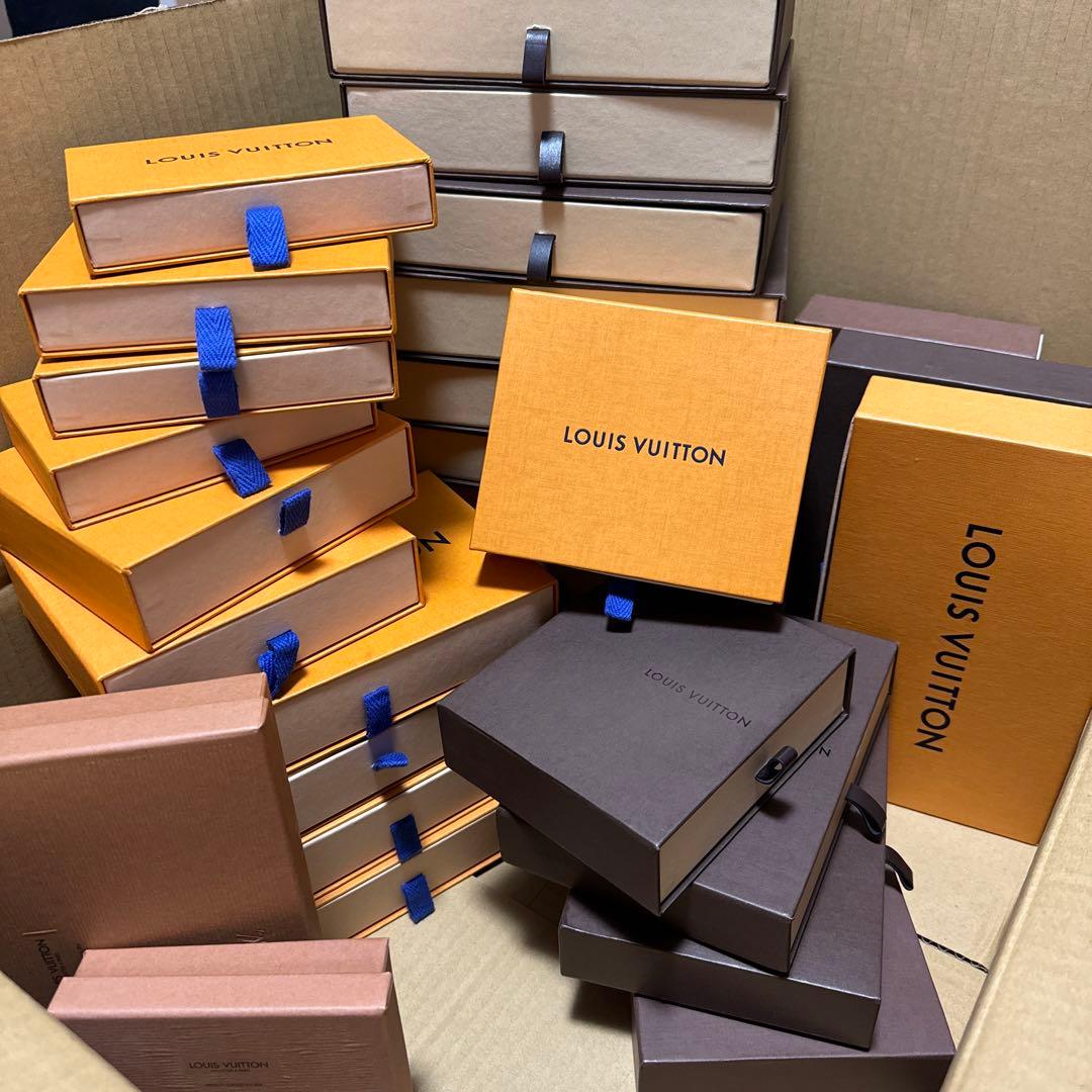 ルイヴィトン 空箱 30個 まとめ売り セット売り 長財布 小物 箱 レア