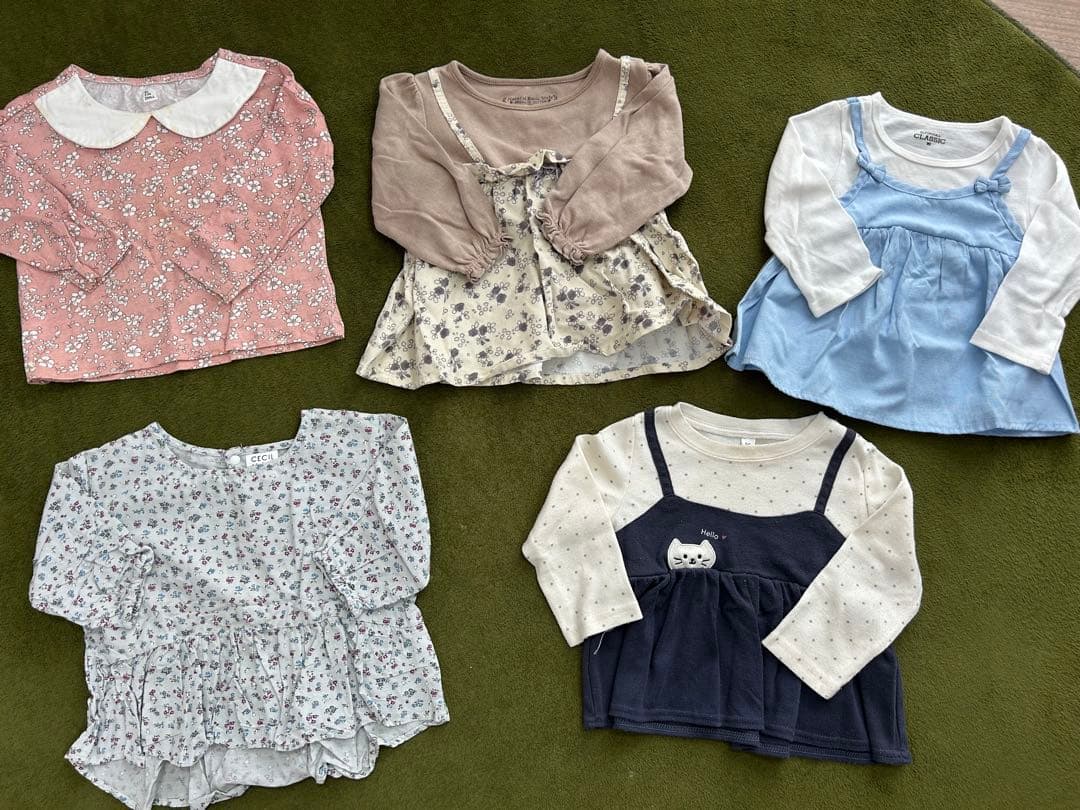 【まとめ売り】保育園着　女の子　66点　90cm