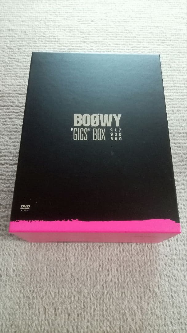 BOOWY/\"GIGS\"BOX〈完全生産限定・8枚組〉　氷室京介.BOOWY