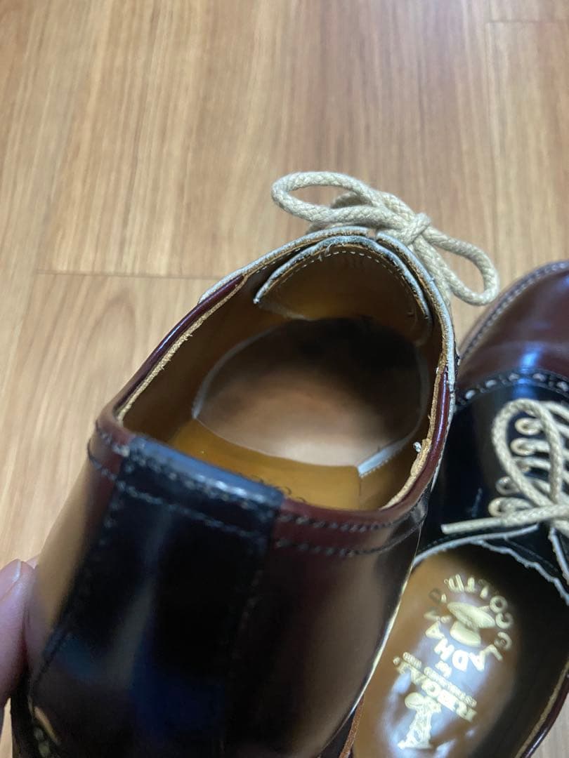 GLADHAND x REGAL サドルシューズ 茶/黒 25cm リーガル