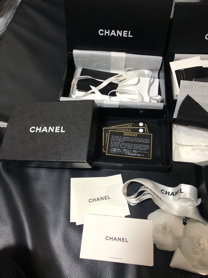 シャネル バッグ、財布、小物空箱 リボン ギャランティ 保存袋