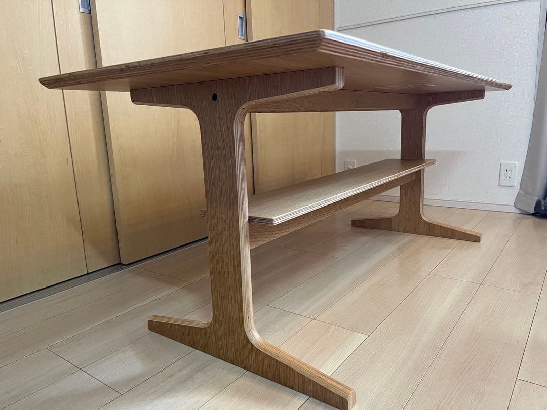 【焦げパン】無印良品リビングでもダイニングでもつかえるテーブル