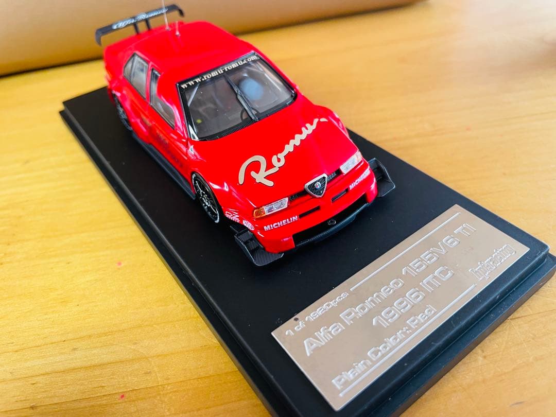 HPI アルファ ロメオ155V6 TI 1996年 ITC 1/43 ロム