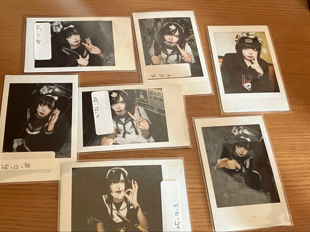 鮮血A子ちゃん　滅多刺しひろくん　チェキ 鮮血A子ちゃん 滅多刺しひろくん チェキ 15枚セット 鮮血A子ちゃん