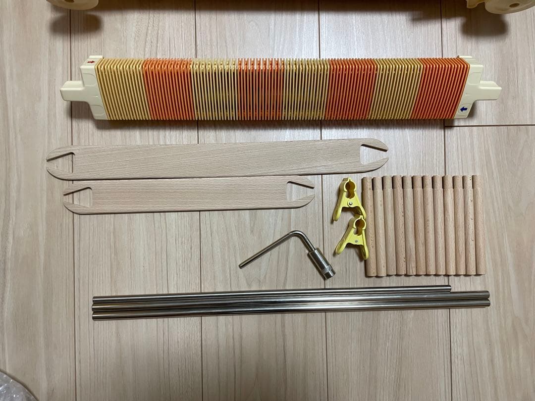 美品　クロバー 手織り機 咲きおり４０ｃｍ ３０羽機織り