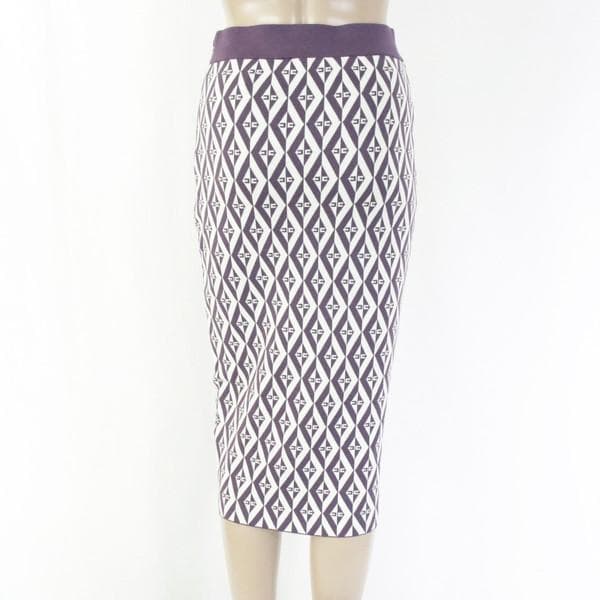 新品 エリザベッタフランキ ニットスカート 42 ESK714 Mサイズ 膝下丈