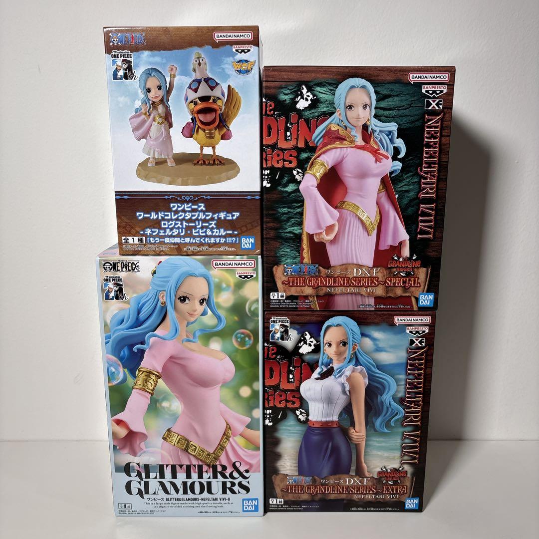 未開封 ワンピース ネフェルタリ・ビビ フィギュア 4体セット DXF WCF