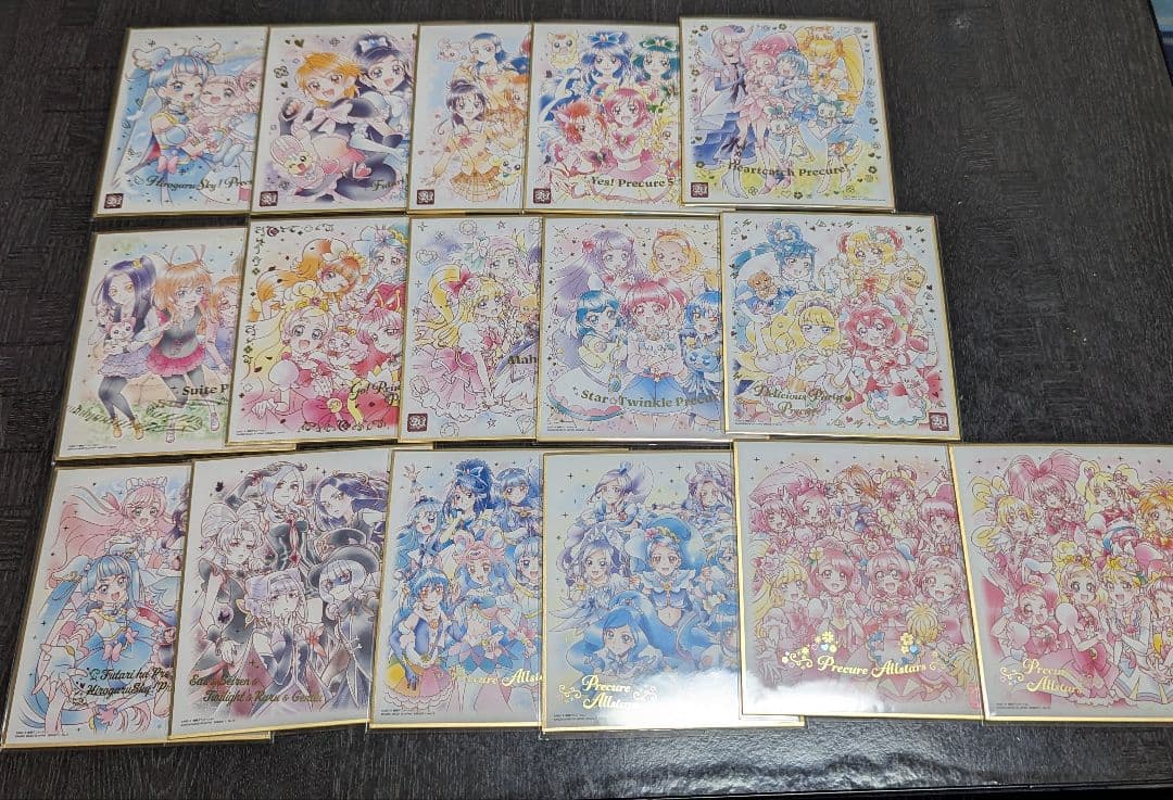 プリキュア色紙ART 20周年 16種 コンプセット プリキュア色紙ART 20