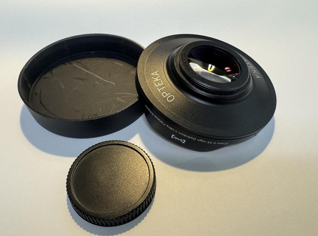 OPTEKA ULTRA FISHEYE 魚眼レンズ 37mm 0.3X★