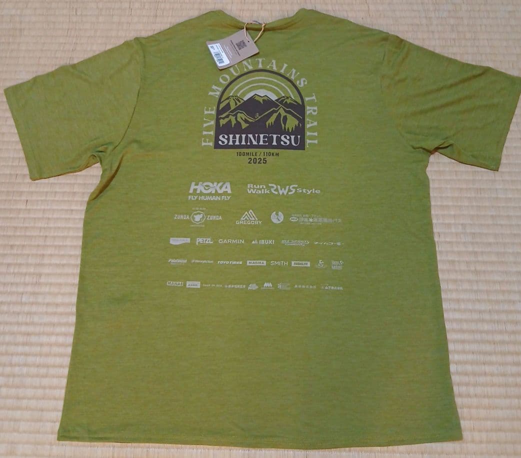 信越五岳2025 patagonia Tシャツ メンズM