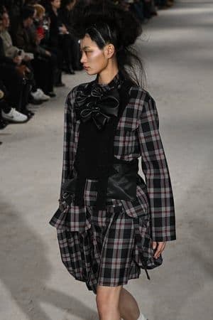 noir kei ninomiya 24aw チェック柄巻きスカート Sサイズ