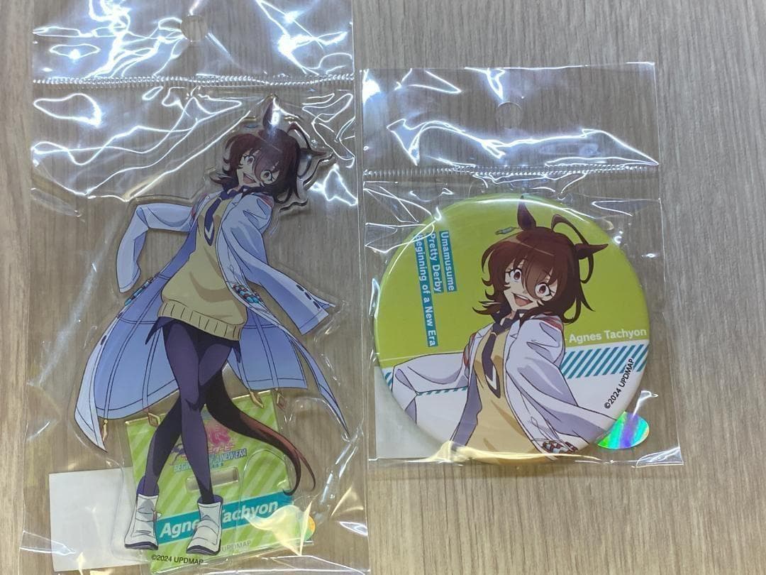 ウマ娘 プリティーダービー 缶バッジ + アクリルスタンド