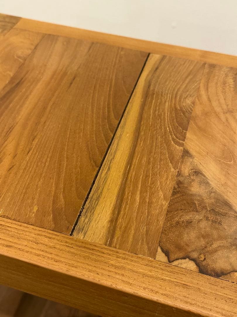 nuko様専用【訳あり】チーク無垢材スツールW50×D30×H42cm