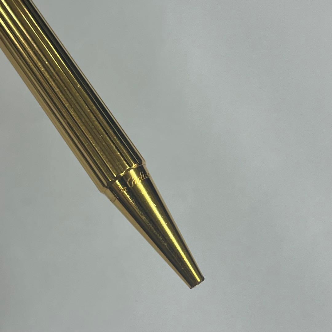 箱・保証書付き】カルティエ Cartier ボールペン ゴールド インク切れ