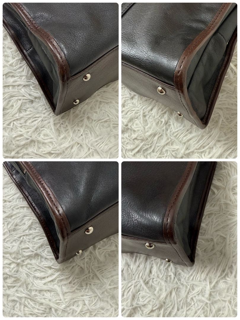 COMPLEX GARDENS ビジネスバッグ 牛革 2層式 2way 大容量