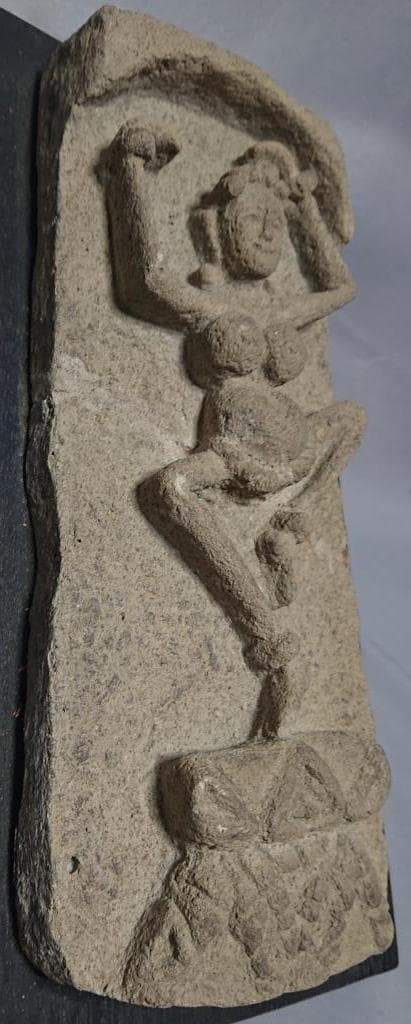 128 コレクター収集品 インド ヒンドゥー教 石製 女神像