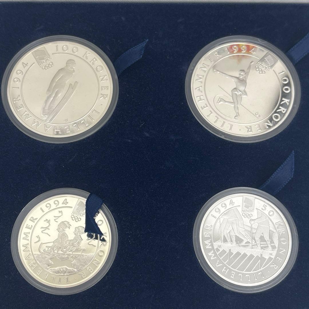 Lillehammer 1994 リレハンメルオリンピック 記念 銀貨セット - メルカリ