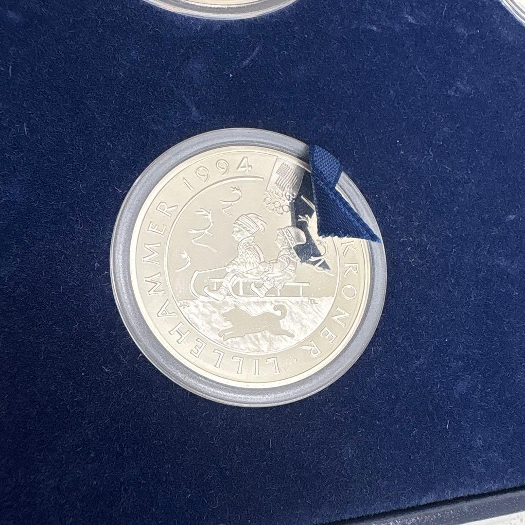 Lillehammer 1994 リレハンメルオリンピック 記念 銀貨セット