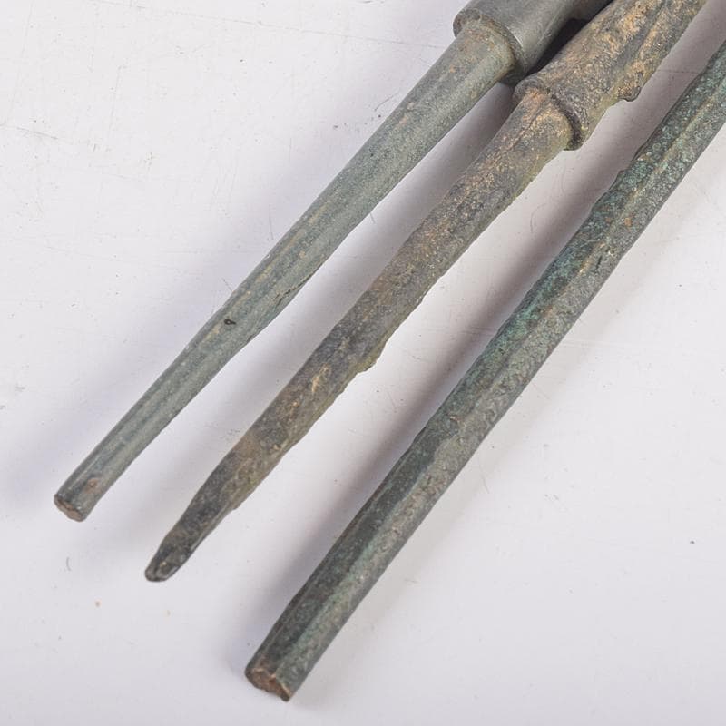 なみなみ　中国　古銅青銅　鏃　矢尻　8点まとめて　D　8894