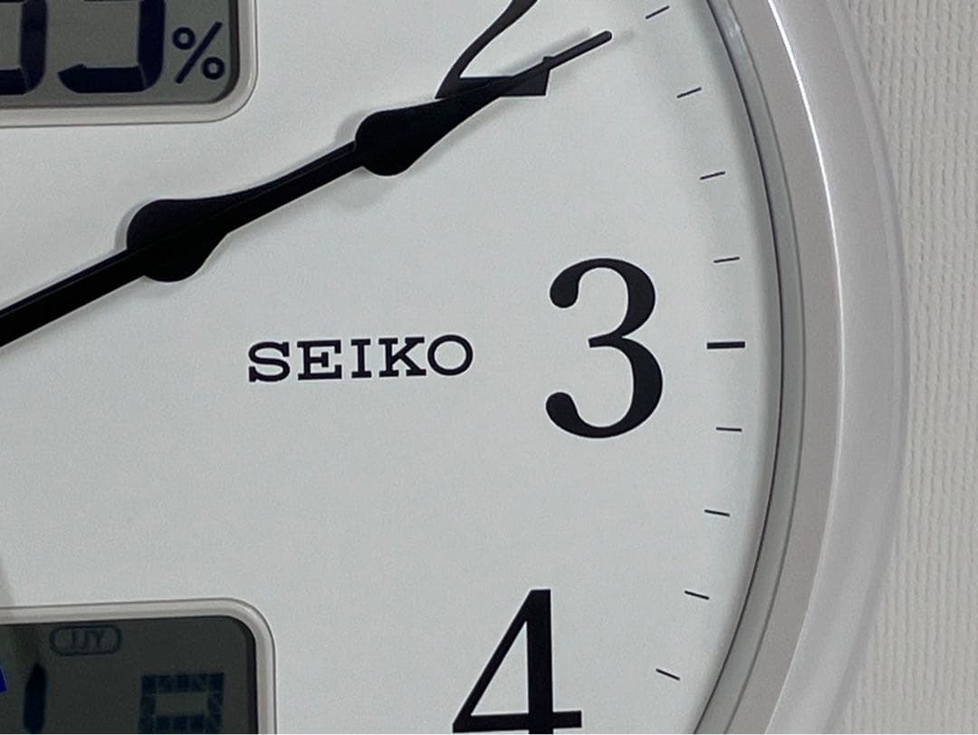 セイコークロック 掛け時計 直径31cm 電波 ネクスタイム ZS251W
