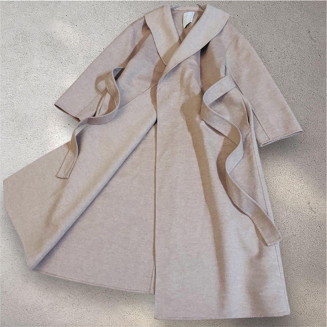 Noble ノーブル COLOMBO カシミヤ混 W/Caリバーラップコート - メルカリ