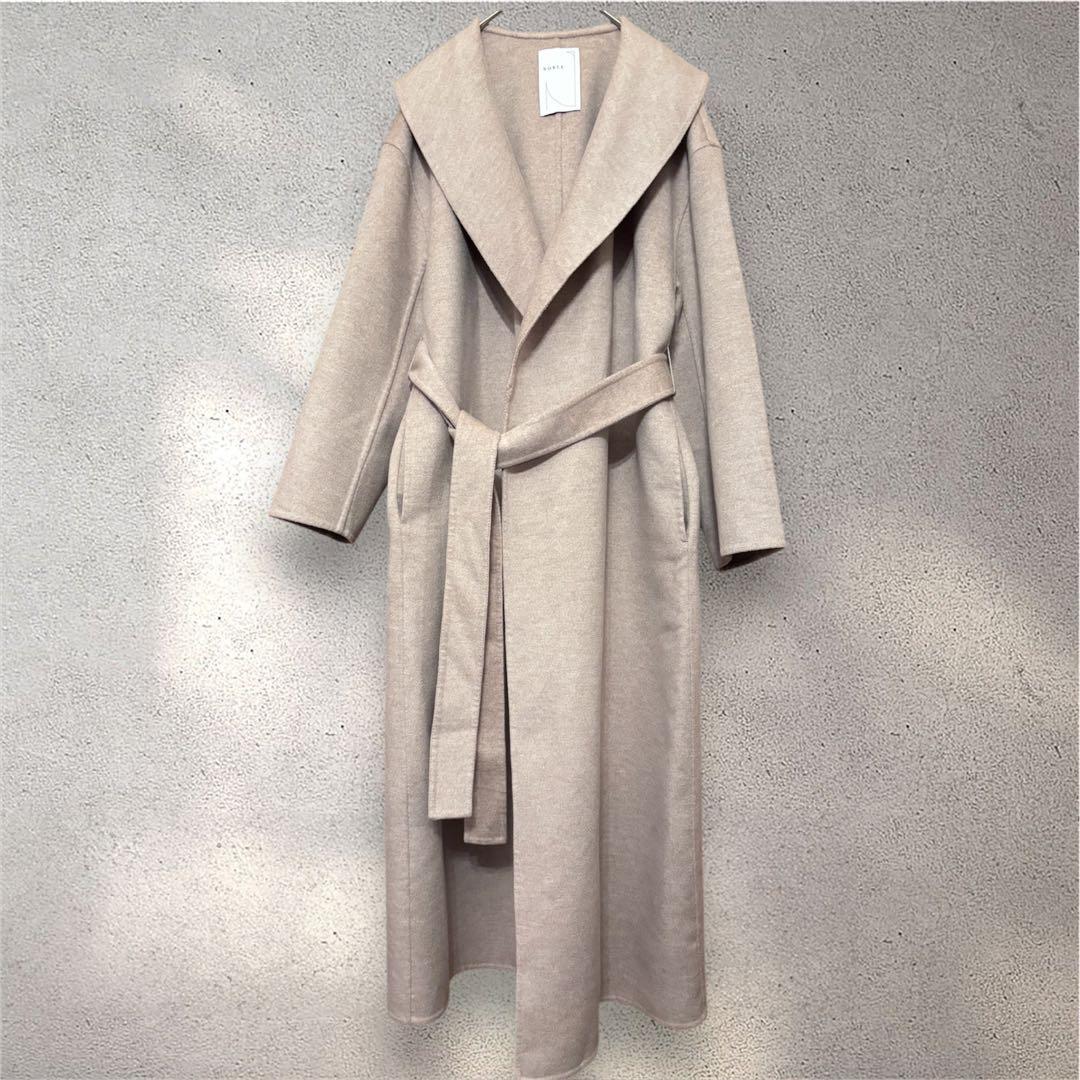 Noble ノーブル COLOMBO カシミヤ混 W/Caリバーラップコート - メルカリ