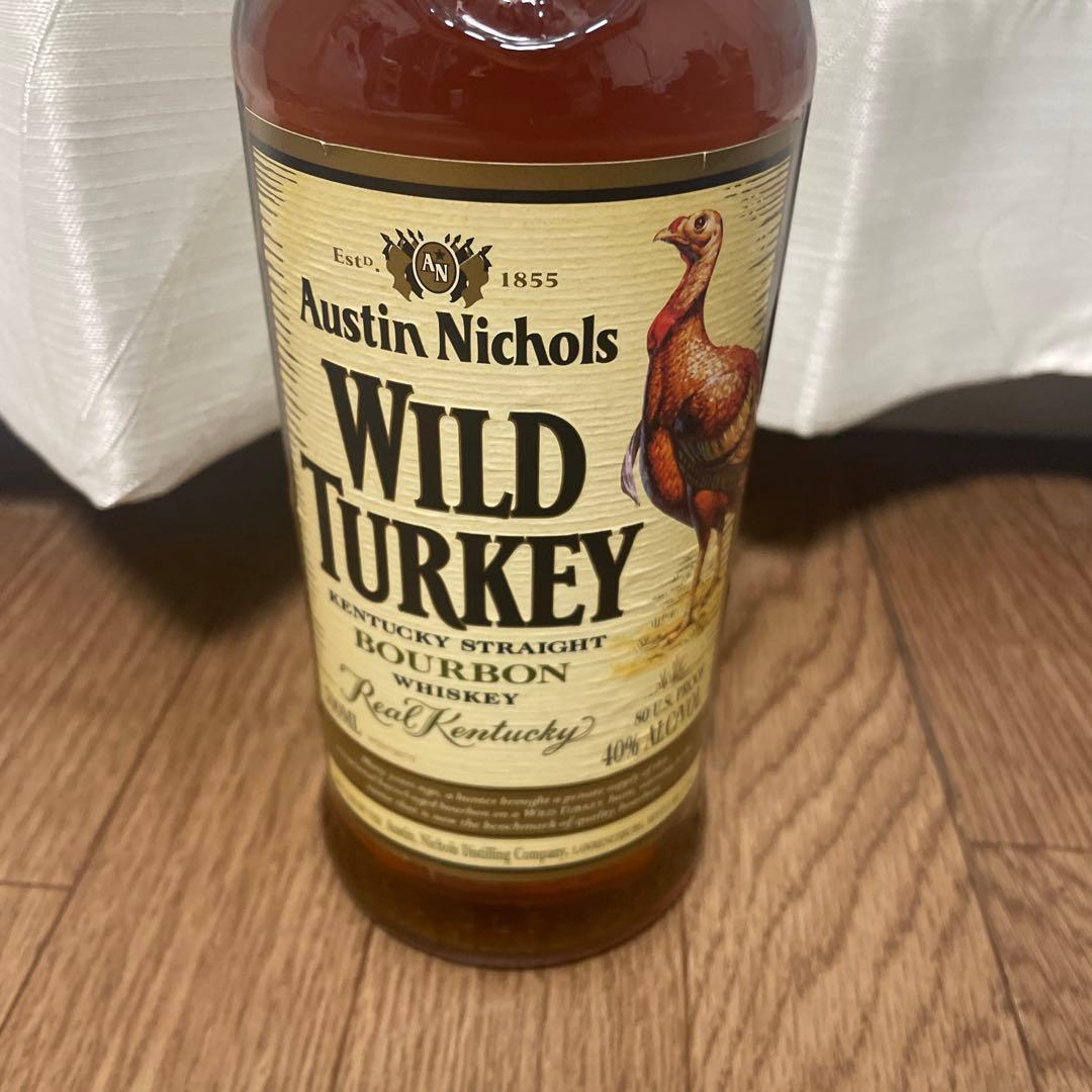 ワイルドターキー バーボンウイスキー リアルケンタッキー 旧ボトル 終売品