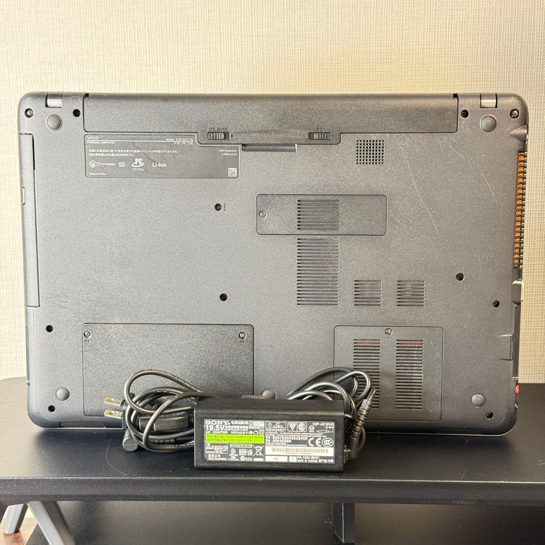 ☆シルバー☆VAIO 大画面15.5型ワイド Office2024付 DVD