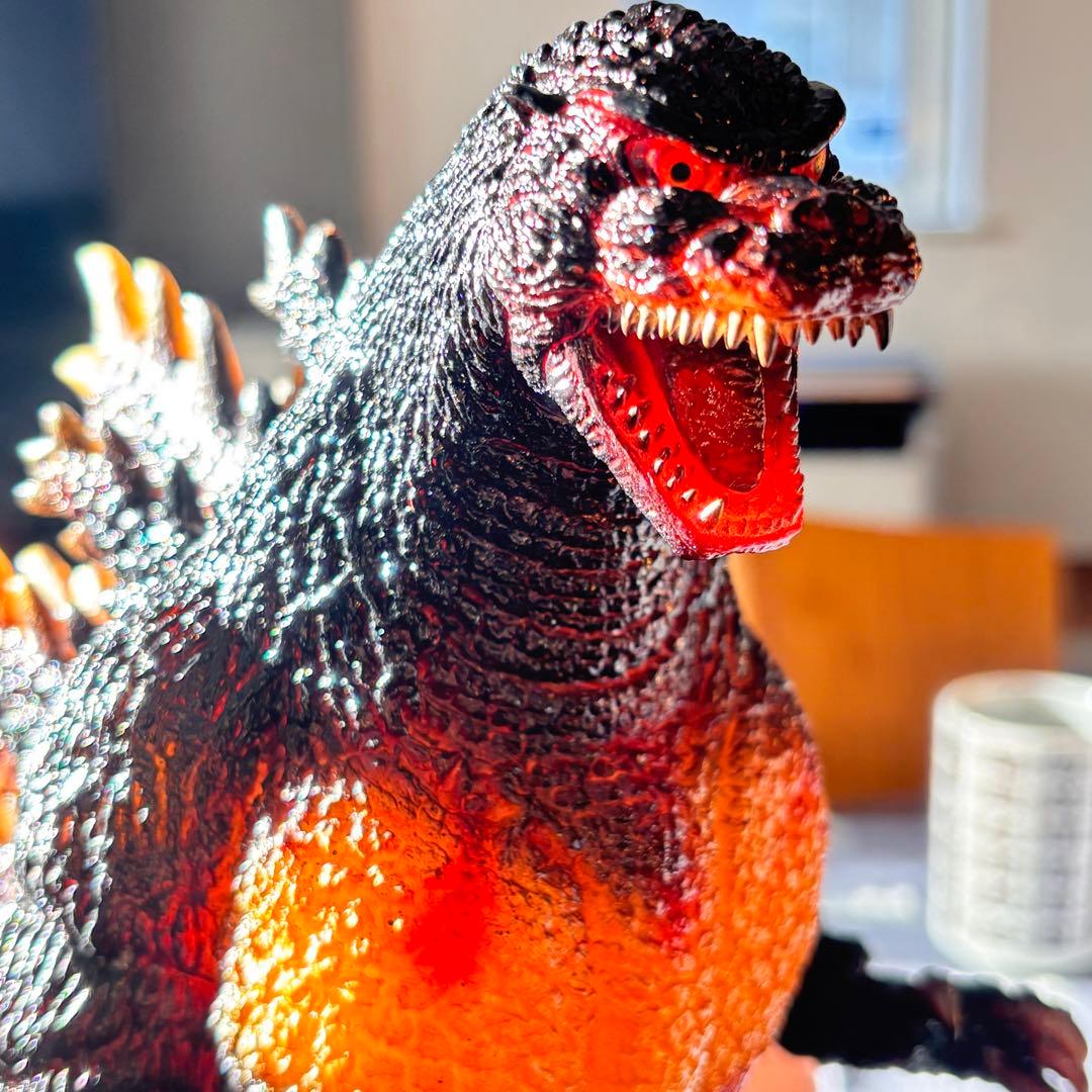 東宝30ｃｍシリーズ　ゴジラ　1995　後藤彩色所カスタムクリアオレンジＶｅｒ．