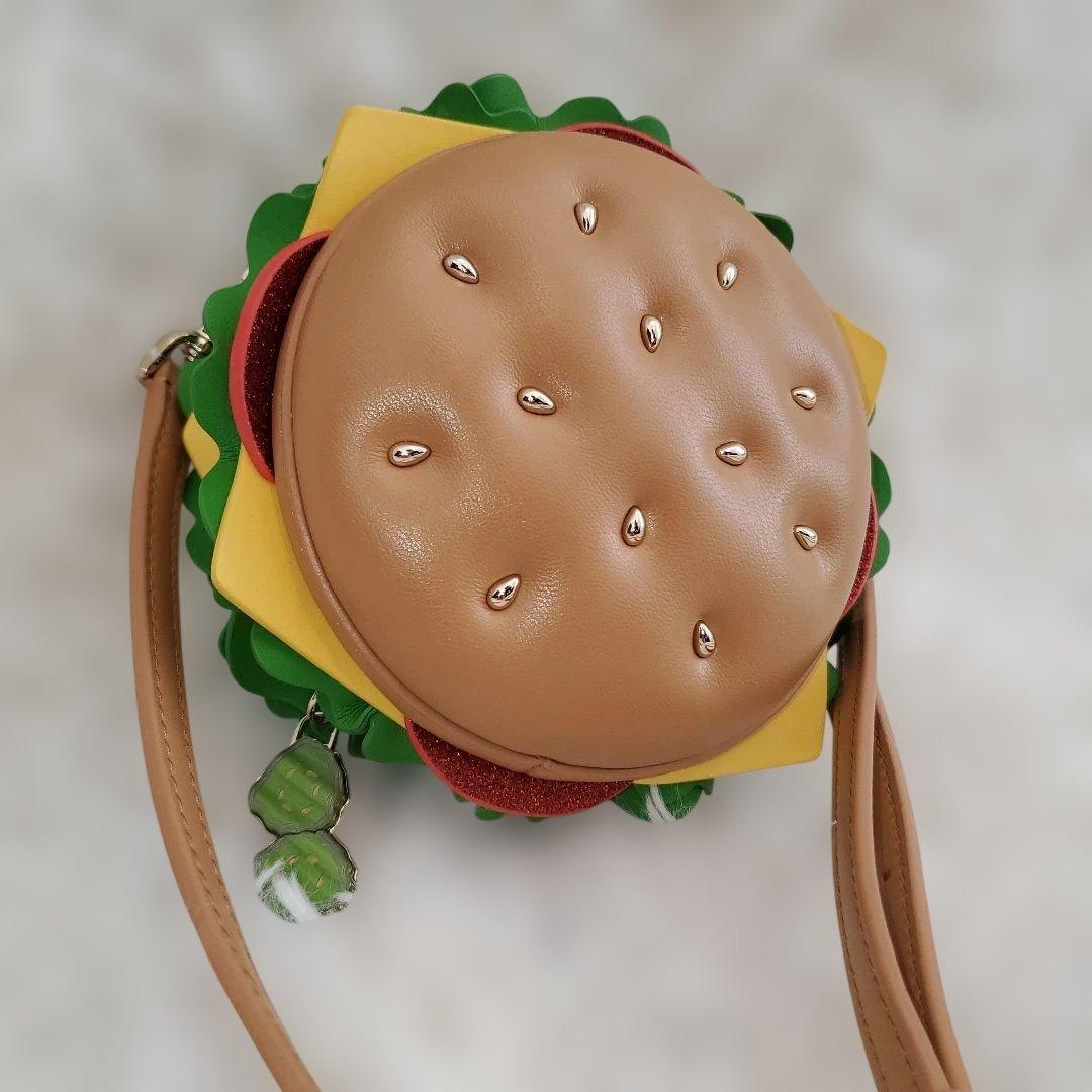 ⭐未使用級⭐kate spade ハンバーガー型 ショルダーバッグ レザー