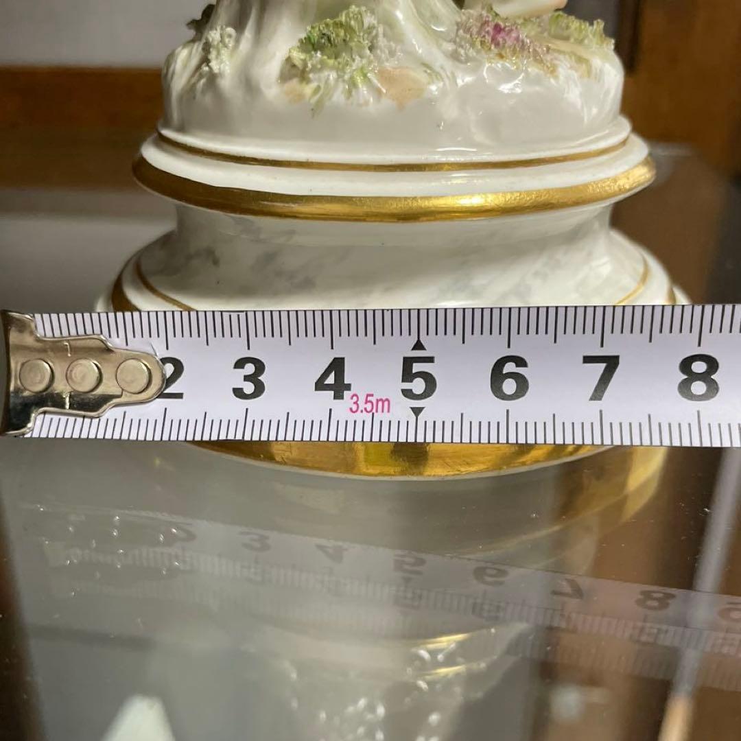 マイセン靴を持つ天使 アンティークフィギュア