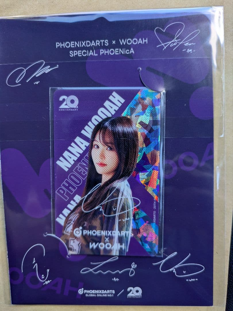 PHOENIXDARTS x WOOAH サイン入りカード