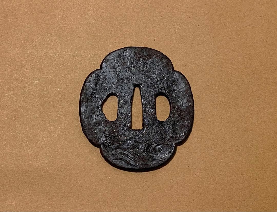 刀装具　鉄鍔　鐔　⑤ 武具　刀