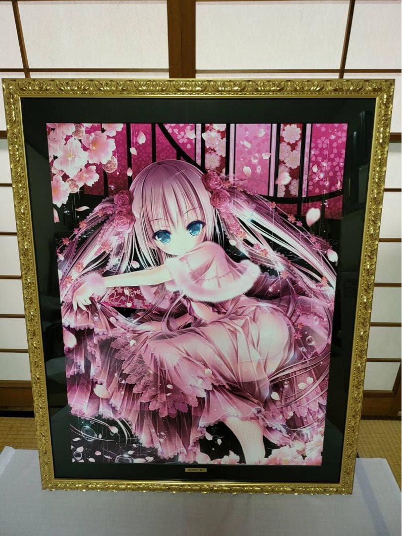 版画 雪月花舞-凛-(イラストレーター:てぃんくる)