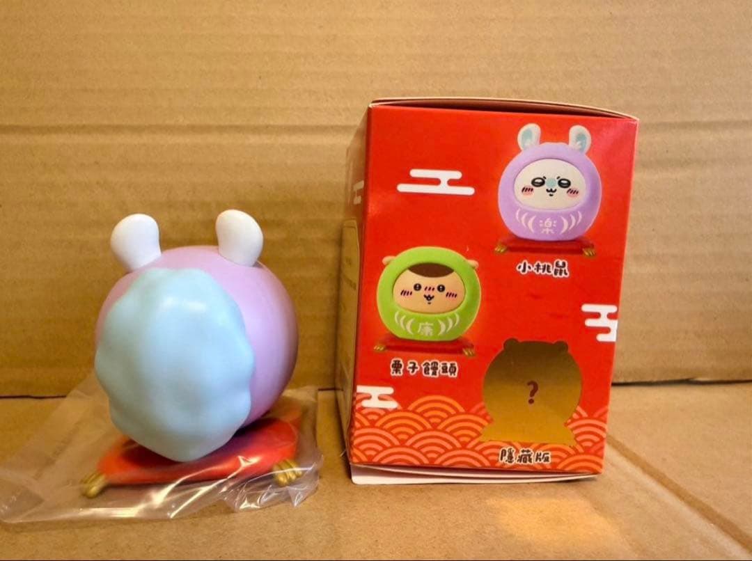 2026台湾限定 ちいかわだるま祈福達磨 四つ入りボックス ちいかわの2026