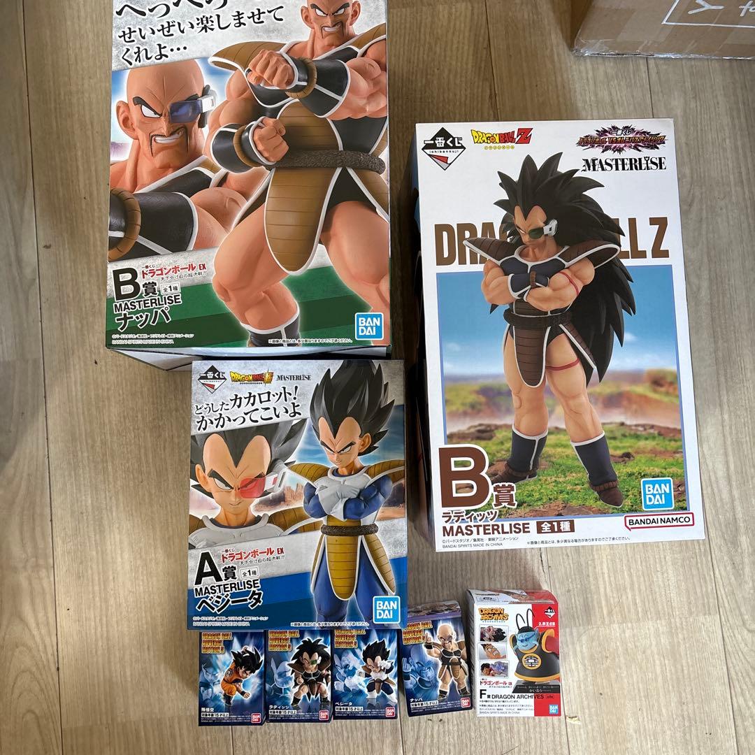 ドラゴンボール EX 一番くじ a賞　ベジータ　ｂナッパ　ラディッツ ドラゴンボール EX 一番くじ a賞 ベジータ bナッパ ラディッツ 3体セット