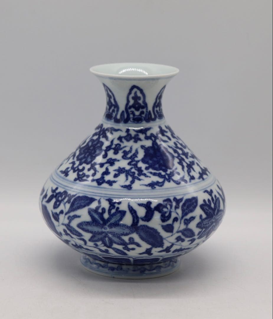 中国　染付　瓶　大清雍正年製　送料込み1223 中国 染付 瓶 大清雍正年製 送料込み1223 中国 染付 瓶