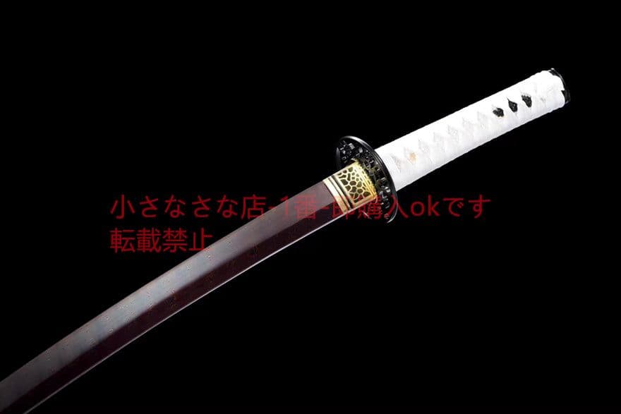 20寸模様鋼焼青ねじれ紋様【白梅】武具　刀装具　日本刀　模造刀 居合刀