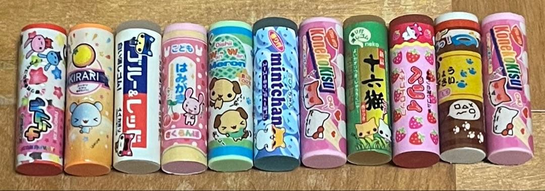 平成レトロ】【大量】お菓子パロディ消しゴムセット