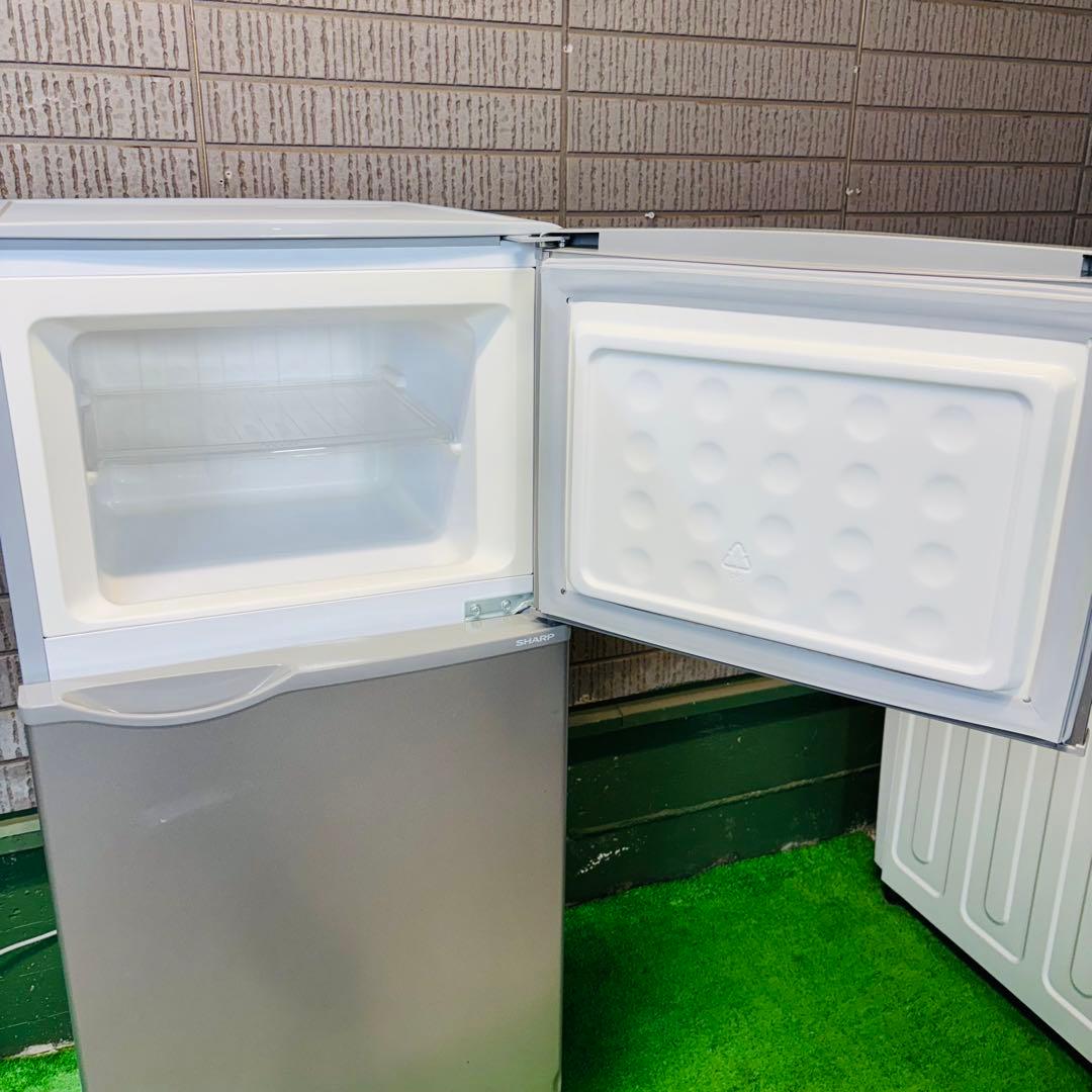 SHARP 118L 冷蔵庫 一人暮らし 2019年製【地域限定配送無料】
