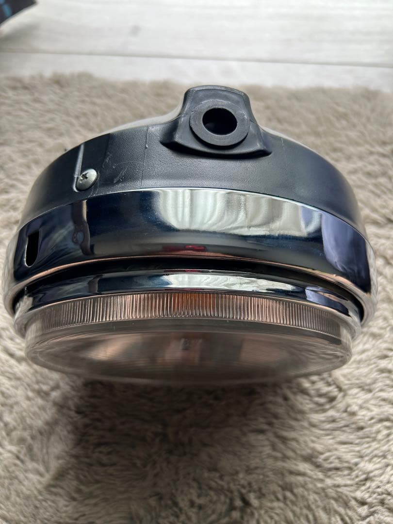 程度良好/当時物FET極東凹みレンズヘッドライト/検索シビエCIBIE