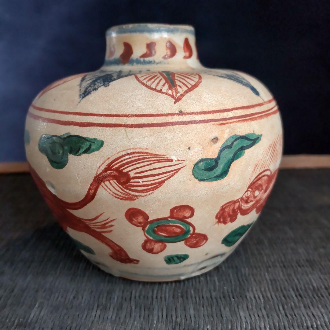 明時代～赤絵～小壺