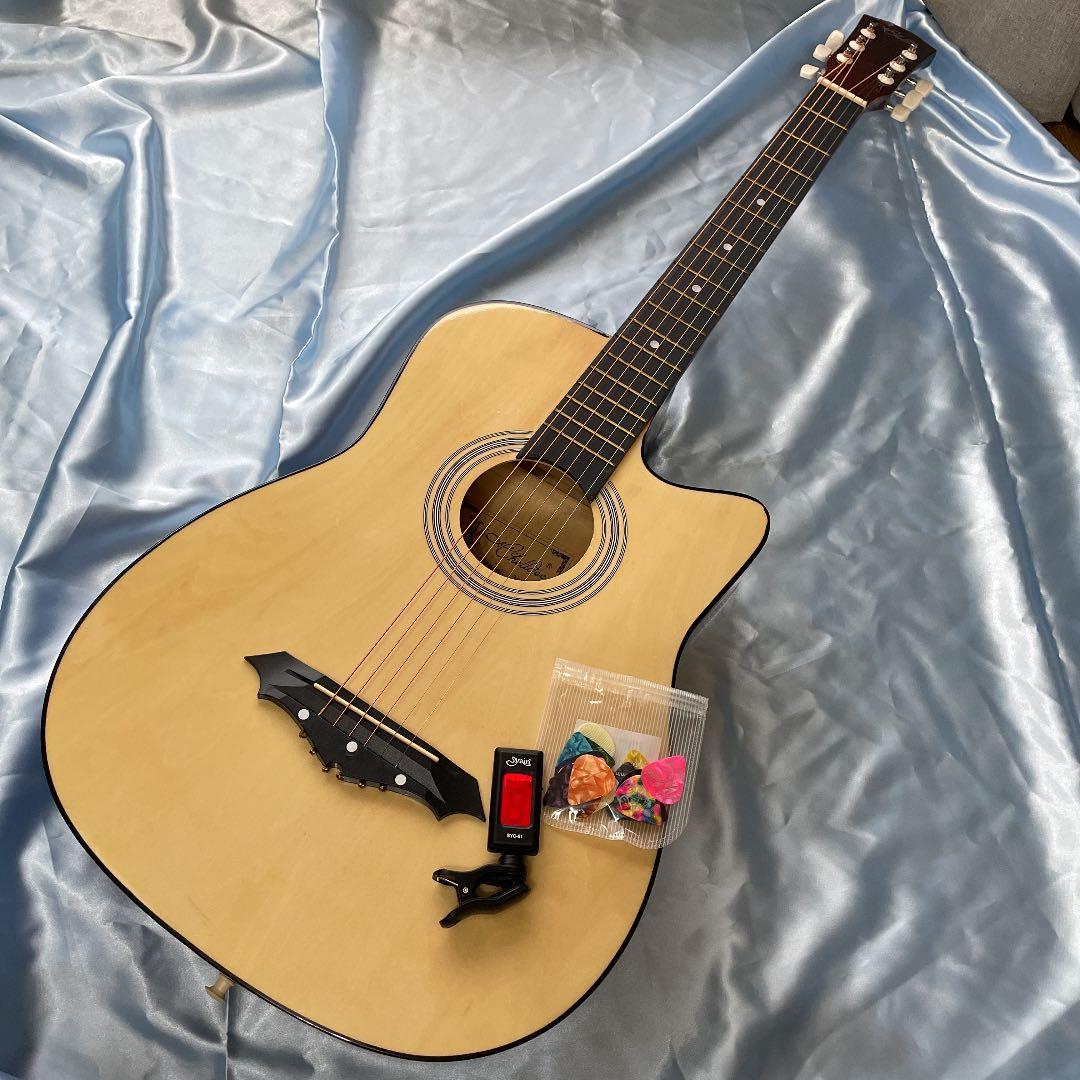 初心者向け] アコースティックギター CHELLDEE 38C - メルカリ