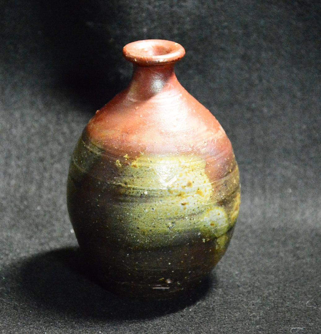 専用　上位作　人間国宝　藤原啓　窯変徳利 　M326